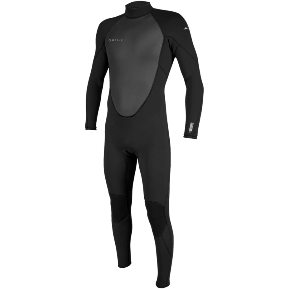 2026 O'Neill Mens Reactor-2 3/2mm Back Zip Wetsuit 5040B - Black / Black